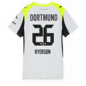 Borussia Dortmund Julian Ryerson #26 Udebanetrøje Dame 2025-26 Kortærmet